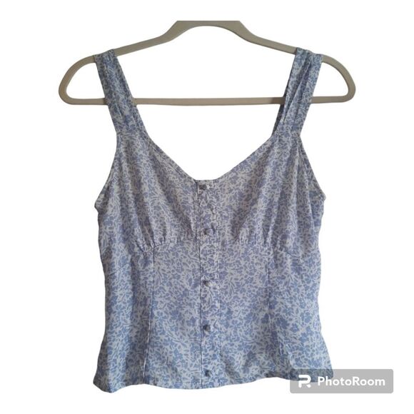 Sienna Sky Floral Smocked Back Tank Top - Picture 1 of 4